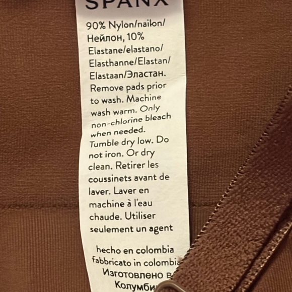 SPANX Seamless Shaping Shorts in Chestnut Brown NWT Size 1X/1TG - Picture 4 of 5